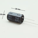 CAPACITOR ELECTROLITICO TIPO RADIAL 100UF 200V                         CE-100/200V