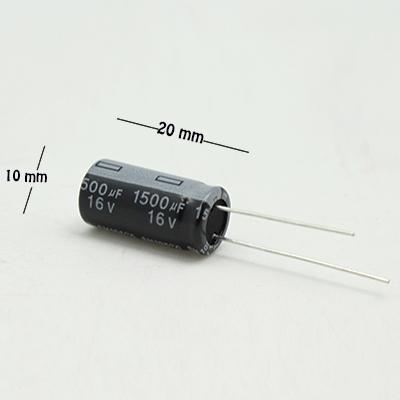 CAPACITOR ELECTROLITICO TIPO RADIAL 1500UF 16V