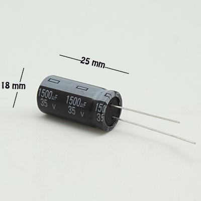 CAPACITOR ELECTROLITICO TIPO RADIAL 1500UF 35V