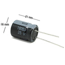 CAPACITOR ELECTROLITICO TIPO RADIAL 1800UF 25V                       CE-1800/25V