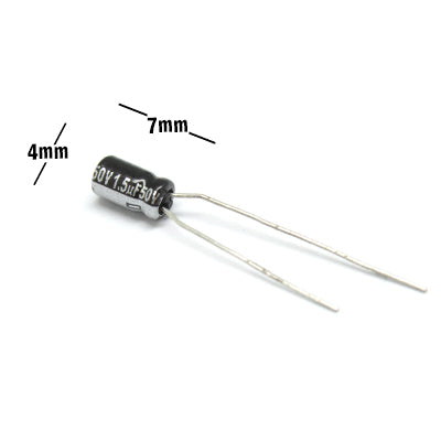 CAPACITOR ELECTROLITICO TIPO RADIAL CE-1.5/50V