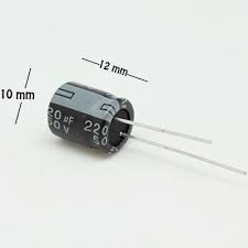 CAPACITOR ELECTROLITICO TIPO RADIAL CE-220/50V
