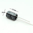 CAPACITOR ELECTROLITICO TIPO RADIAL 330UF 16V..                      CE-330/16V