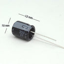 CAPACITOR ELECTROLITICO TIPO RADIAL 330UF 25V.                         CE-330/25V.