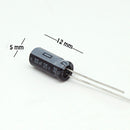 CAPACITOR ELECTROLITICO TIPO RADIAL 33UF 25V.                          CE-33/25V