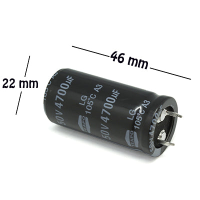 CAPACITOR ELECTROLITICO TIPO RADIAL CE-4700/50V