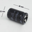 CAPACITOR ELECTROLITICO TIPO RADIAL 470UF 200V.                      CE-470/200V