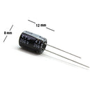 CAPACITOR ELECTROLITICO TIPO RADIAL 4.7UF 350V.                        CE-4.7/350V