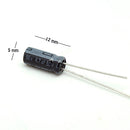 CAPACITOR ELECTROLITICO TIPO RADIAL 4.7UF 50V.                           CE-4.7/50V