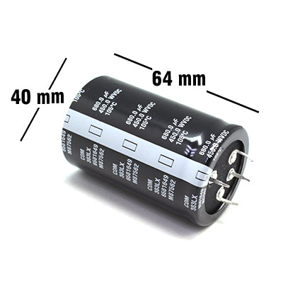 CAPACITOR ELECTROLITICO TIPO RADIAL 680UF 450V