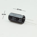 CAPACITOR ELECTROLITICO TIPO RADIAL 68UF 450V..                         CE-68/450V
