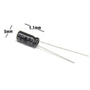 CAPACITOR ELECTROLITICO TIPO RADIAL .33uF 100V                        CE-.33/100V