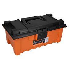 CAJA PARA HERRAMIENTAS AMPLIA 14 COLOR NARANJA.    CHA-14N.