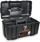 CAJA PARA HERRAMIENTA PLASTICA 13" CON BROCHE METALICO (19656).                          CHP-17X.