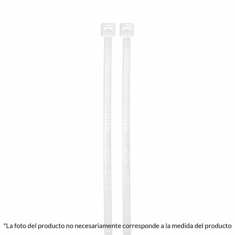 100 PIEZAS CINCHO DE PLASTICO NEGRO 150 X 3.5mm
