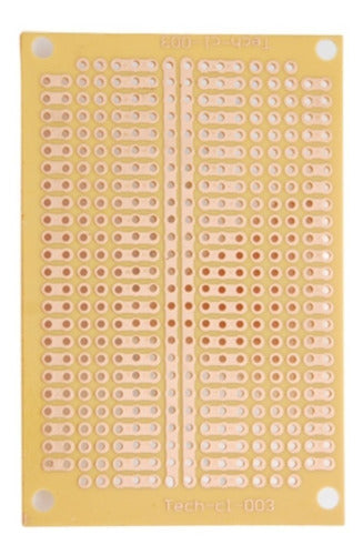 PLACA FENOLICA 72X47mm PUNTOS HARDEN.           CL-003.