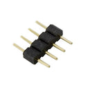CONNECTOR MACHO  4` PINES PARA TIRA LED RGB.                     CONNECTOR-4P
