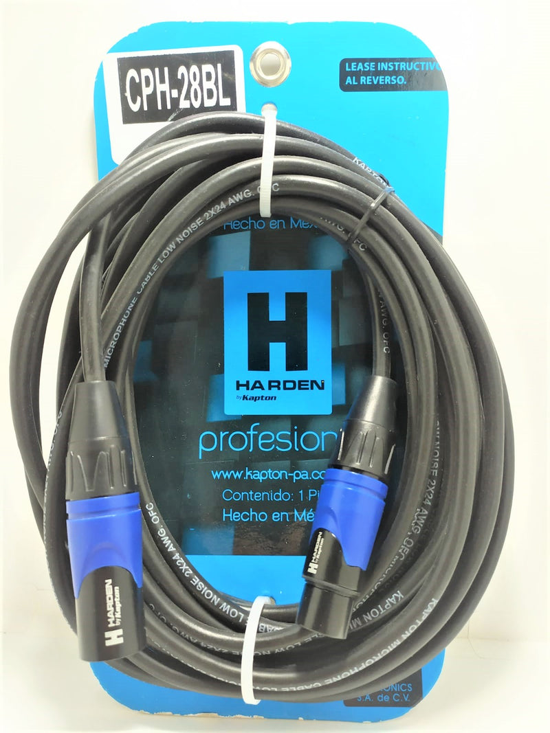 EXTENCION DE PLUG A JACK CANON AZUL 7M HARDEN.   CPH-28BL.