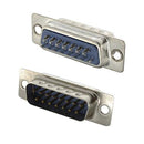 CONECTOR DB15 MACHO 2 FILAS.                  DB-15P.