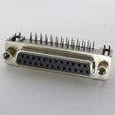 CONECTOR DB-25 HEMBRA P/ CIRCUITO IMPRESO ANGULO DB-25SAR