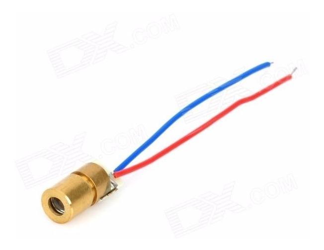 DIODO LASER 5V ROJO 6mm DIODO-LASER