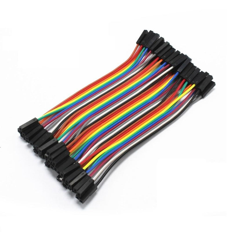 JUEGO DE 40 CABLES DUPONT 10CM HEMBRA/HEMBRA