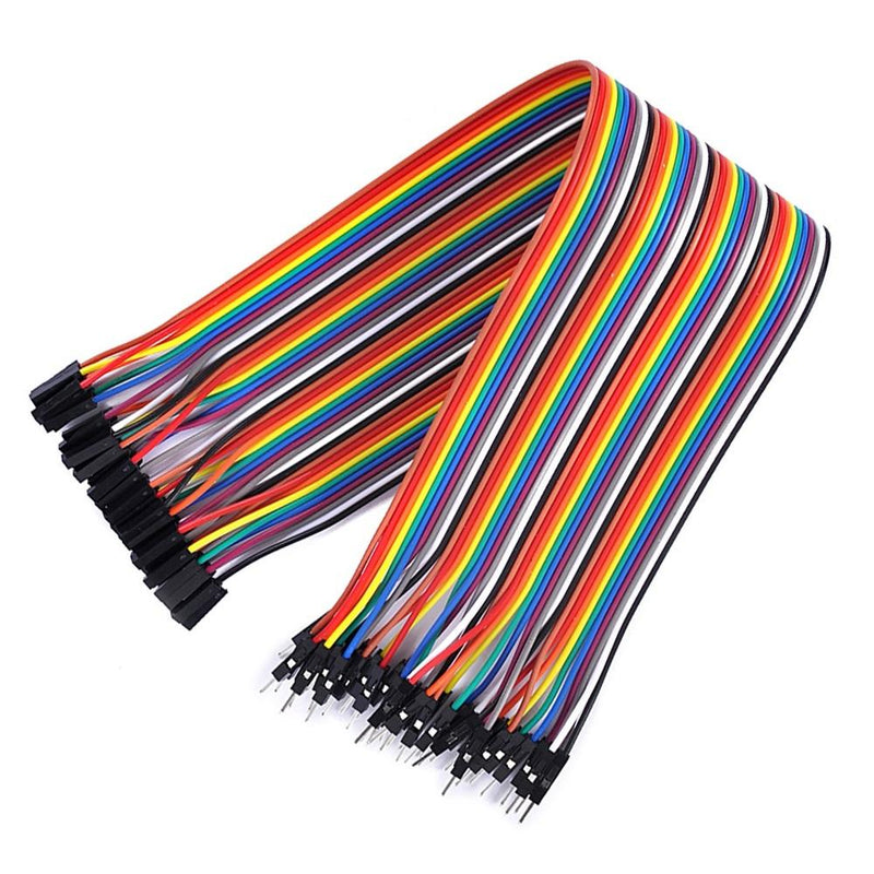 JUEGO DE 40 CABLES DUPONT 30CM MACHO/HEMBRA