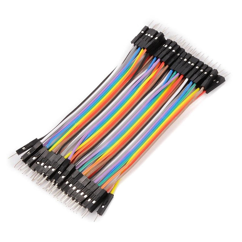 JUEGO DE 40 CABLES DUPONT 10CM MACHO/MACHO.           DUPONT10-M/M