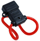 PORTA FUSIBLE AUTOMOTRIZ PLANO CABLE CALIBRE 12.                          FH-012