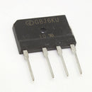 PUENTE RECTIFICADOR LINEAL 6A / 800V GBJ6KU
