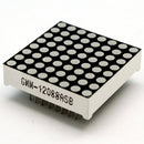 MATRIZ 8X8 3mm ROJO ANODO A RENGLON.          GMM-12088ASB.