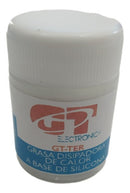 GRASA DISIPADORA DE CALOR BLANCA A BASE DE SILICONA.                        GRASA-DISIP/B