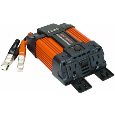 INVERSOR DE CORRIENTE 400 WATTS TRUPER.                           INCO-400.