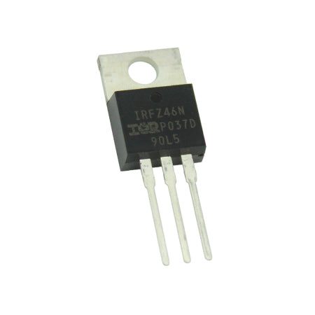 TRANSISTOR MOSFET C-N 46A/55V TO-220.    IRFZ 46N.