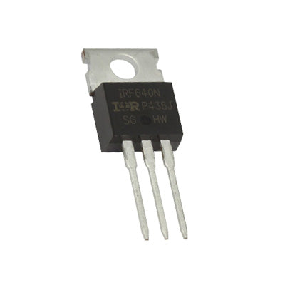 TRANSISTOR MOSFET C-N 18A/200V TO-220.       IRF640N.