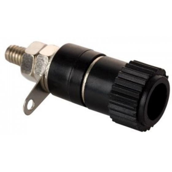 JACK Y/O POSTE MEDIANO P/ CHASIS NEGRO JA-202BK