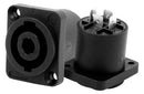 JACK PARA AUDIO PROF 4 PIN BASE CUADRADA.                      JA-255