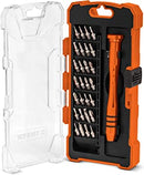 JUEGO DE DESARMADORES JOYERO PUNTAS INTERCAMBIABLES 29 PIEZAS (14160).                          JOY-29.