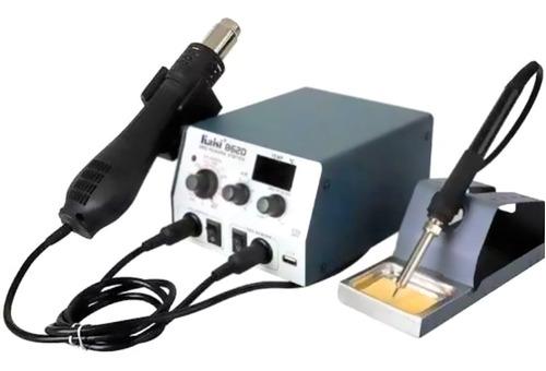 ESTACION DE SOLDAR CAUTIN Y PISTOLA DE AIRE MARCA KAISI 200-480C 750W