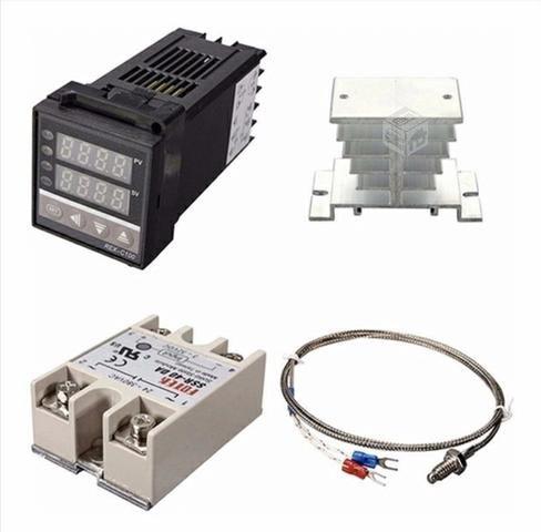 KIT CONTROL DE TEMPERATURO PID     REX-C100FK02-V*AN