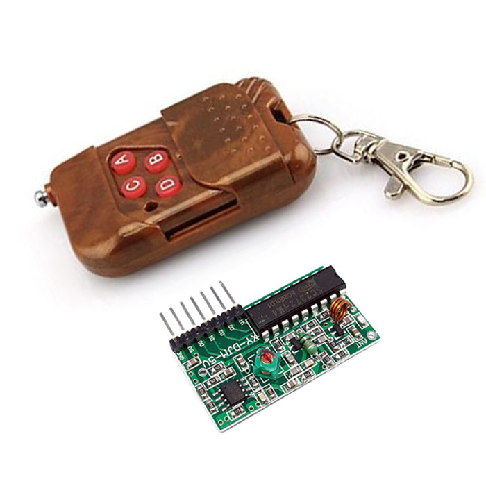 KIT RF CONTROL PT2272-MY 315 MHZ  120 A 150 MTS.       ARD-RF2272MY.