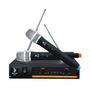 SISTEMA UHF 2 MICROFONOS SEMI PROFESIONAL KAPTON.                        KMU-2C