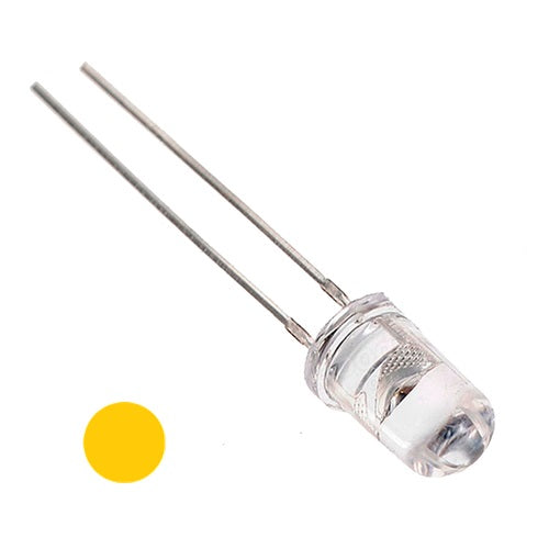 LED AMARILLO 5mm ULTRABRILLANTE LED-A/UB