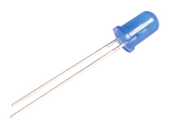 LED COLOR AZUL DE 5mm.            LED-AZ.