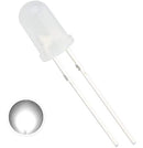 LED COLOR BLANCO 5mm ULTRABRILLANTE DIFUSO.                  LED-B/UBD.