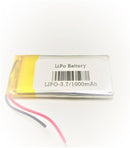 BATERIA DE POLIMERO DE LITIO 3.7V/1000mA6