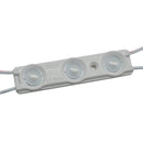 MODULO DE 3 LED 2835 BCO. FRIO EXT. OPTICA ESPECIAL 12V 130mA. 1.5W.                      LMT-2835-CW3-1670P/SL.