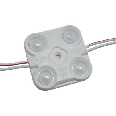 MODULO 4 LED 2835 BLANCO FRIO 12V 170mA 2W OPTICA ESPECIAL