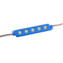 MODULO DE 5 LEDS SMD 5730 EXTERIOR AZUL 12V 140mA.                      LMT-5730-B5-9417P