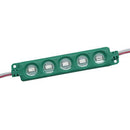 MODULO DE 5 LEDS SMD 5730 EXTERIOR COLOR VERDE 12V 115mA